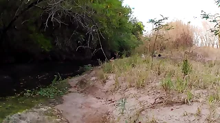 A meeting between strangers elbow chum around with annoy creek fumbling in unexpected sex&period;