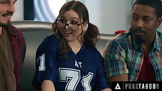 PURE TABOO Mischievous Teen Leana Lovings Seduces Her Stepdad's Best Theatre troupe